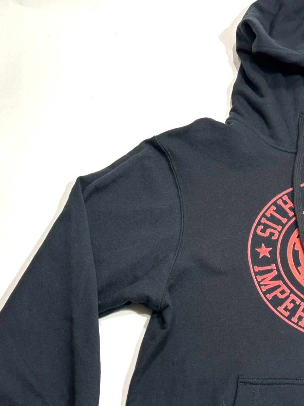 Star Wars Sith Academy Imperial Alumni Zip Hoodie Black Mens Medium Full Zip - Picture 9 of 16